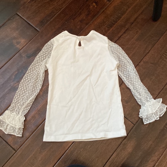 Serendipity Lace ruffle sleeve top. 4T Serendipity clothing co. - Picture 7 of 7
